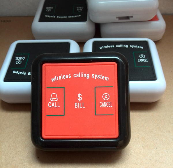 wireless call system call button for restaurant service