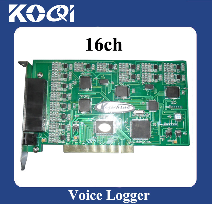 16 channels phone recorder card