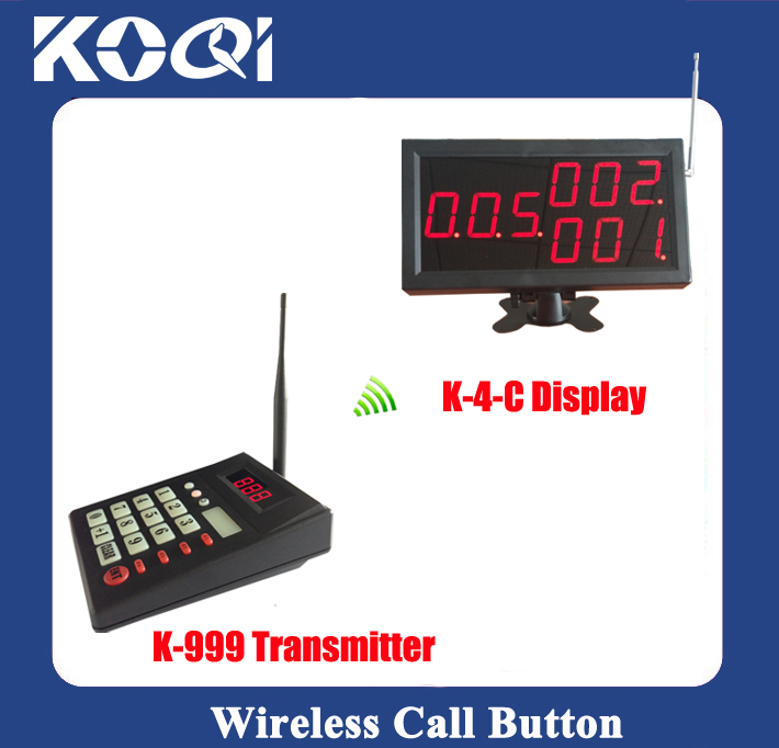 Wireless Queue Call System K-999+4-C