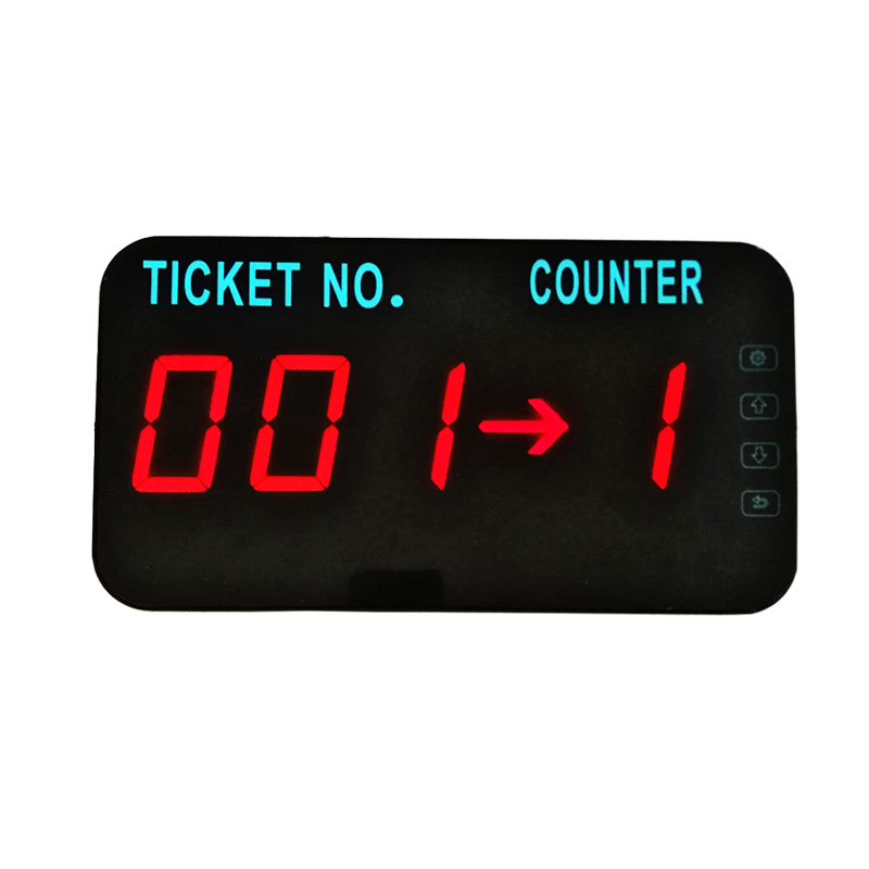 Electronic queue manage system display