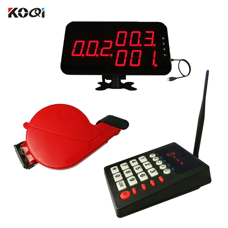 Electronic queuing system keypad