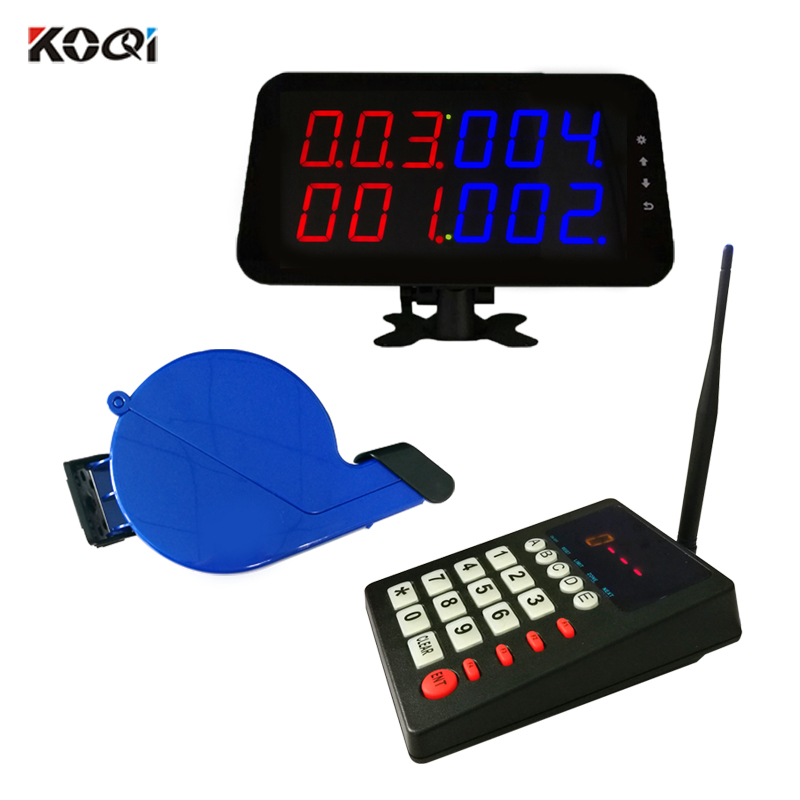 Electronic queuing system keypad