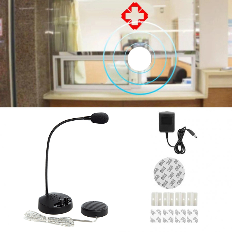 Window Intercom Device For Counter Service,Two-Way