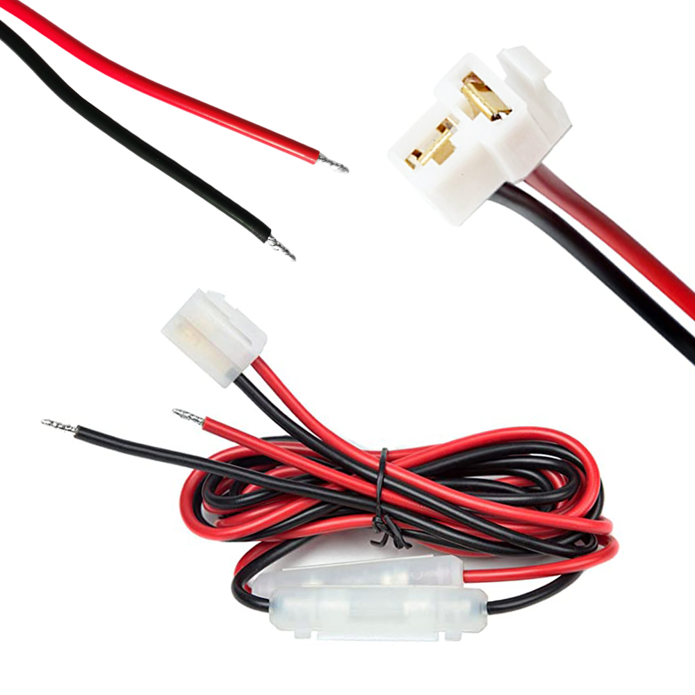 Cigarette Lighter Plug with Leads for ICOM Mobile 