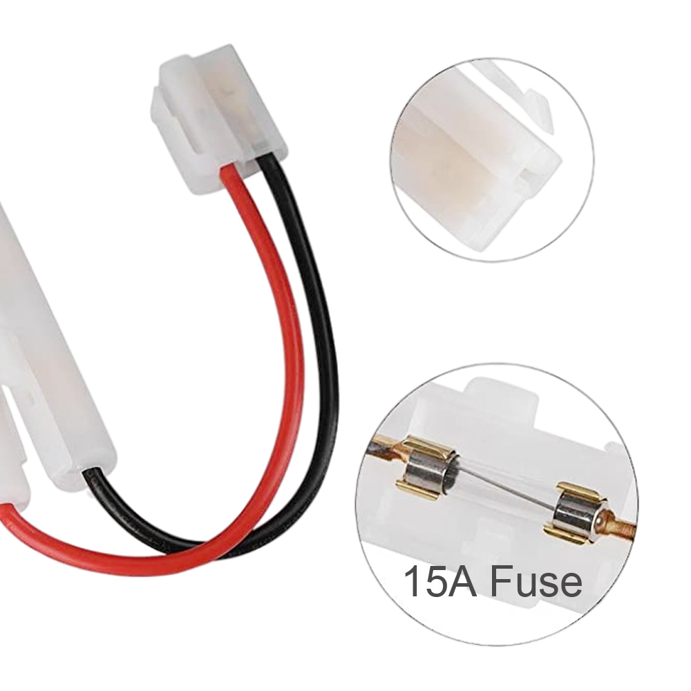 Cigarette Lighter Plug with Leads for ICOM Mobile 