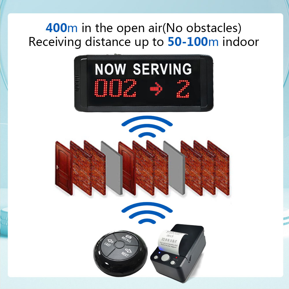 K-C100 K-O3 K-TP Wireless Queue Number Call System