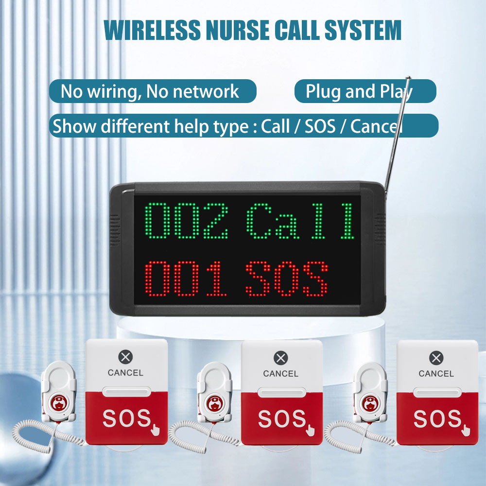 K-800B +K-HC-HB 1+15 Nurse Call System Wireless